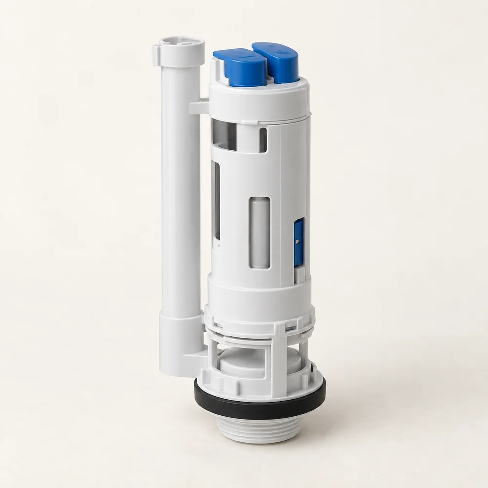 Dual-flush cistern outlet valve