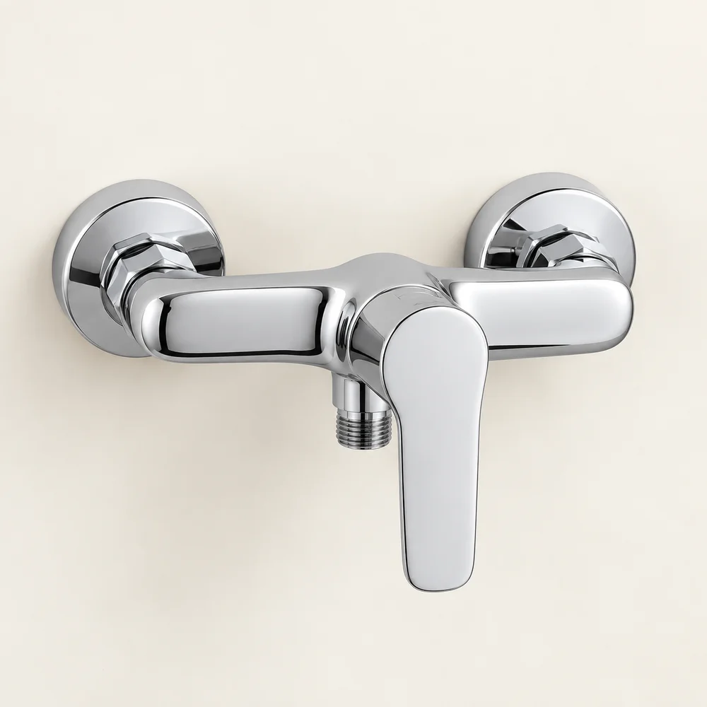 Exposed manual shower mixer