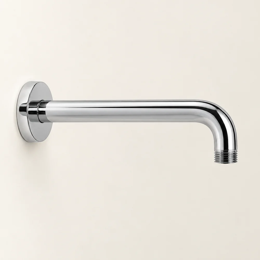Wall-mounted shower arm