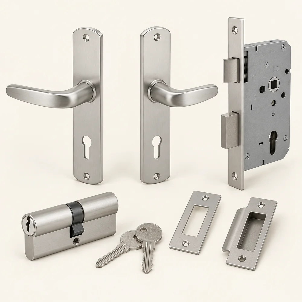 Mortice door lock & lever set
